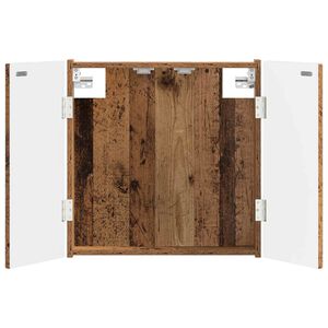 vidaXL Kabinet za mete DELFT Staro drvo 52,5 x 10,5 x 53,5 cm