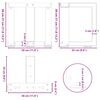 vidaXL Noge za klub stolić T-oblika 2 kom Crne 30x25x(30-31) cm Čelik