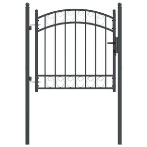 vidaXL Ogradna vrata EMMEN 104 x 86 cm Može se zaključati