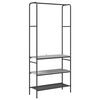 vidaXL Stalak za odjeću Siva Sonoma 77 x 30 x 171 cm Konstruirano drvo