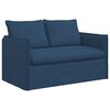 vidaXL Sofa Plava 136 x 82 x 85 cm tkanina