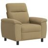 vidaXL Sofa Svijetlosmeđa 95 x 90 x 95 cm Tkanina