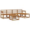 vidaXL Set vanjskih sofa 6 pcs Prirodna