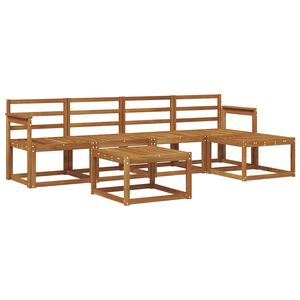 vidaXL Set vanjskih sofa 6 pcs Prirodna