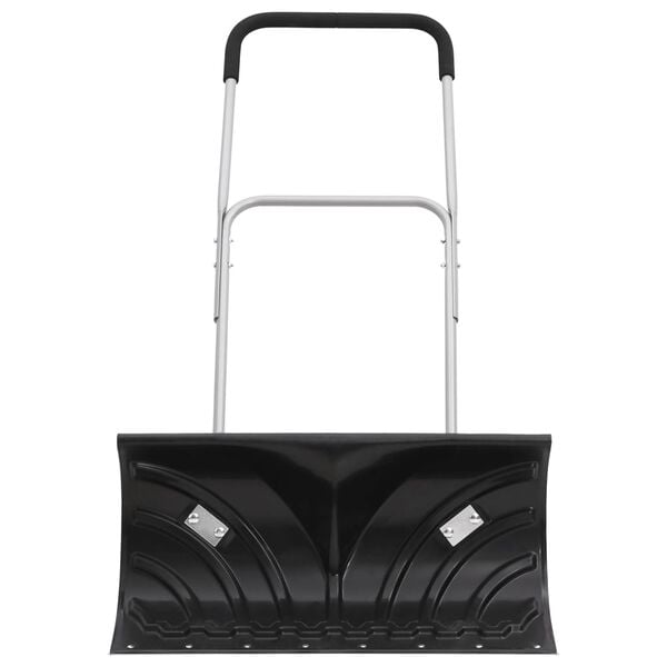vidaXL Lopata za snijeg s produživom ručkom crna 66 cm čelična