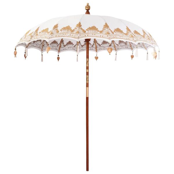 vidaXL Baline&scaron;ki Parasol Krema 215 x 215 x 260 cm