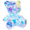 vidaXL Prizmatični iridescentni LED medvjedić &Scaron;areni 32 x 28 x 38 cm