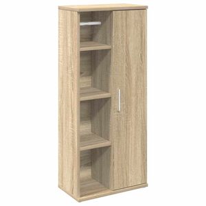 vidaXL Kupaonski ormarić s držačem za role boja hrasta 39x22x90 cm