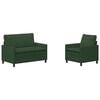 vidaXL Set sofe 2 pcs Jungle zelena Tkanina