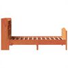 vidaXL Krevet s regalom za knjige bez madraca 75 x 190 cm od borovine