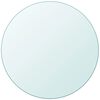 vidaXL Ploča za Stol Kaljeno Staklo Okrugla 700 mm