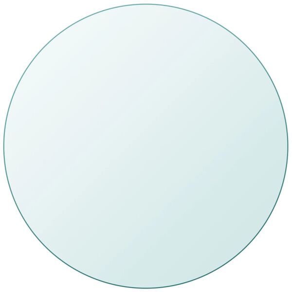 vidaXL Ploča za Stol Kaljeno Staklo Okrugla 700 mm