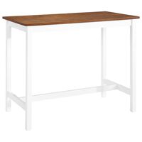 vidaXL Barski stol od masivnog drva 108x60x91 cm