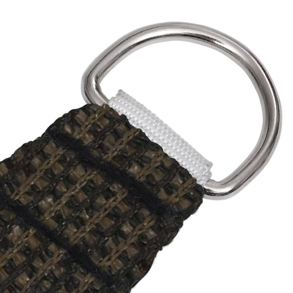 vidaXL Jedro za zaštitu od sunca 160 g/m² smeđe 2,5 x 2,5 x 3,5 m HDPE