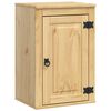 vidaXL Cabinet SKI Medeno Smeđa 40 x 32 x 60 cm Čvrsto borovo drvo