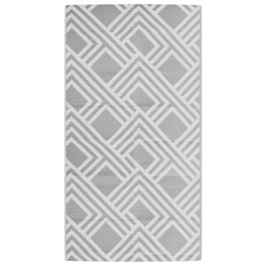 vidaXL Vanjski tepih ARAKIL sivi 80x150 cm PP