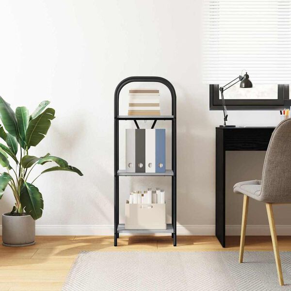 vidaXL Polica Siva Sonoma 40 x 30 x 109 cm Konstruirano drvo