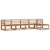 vidaXL Set vanjskih sofa 5 pcs Prirodna Čvrsto drvo akacije