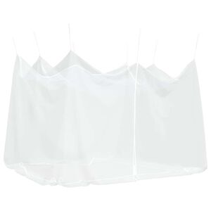 vidaXL Mreža protiv komaraca za vanjsku upotrebu 220 mreža bijela 300x300x250 cm