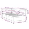 vidaXL Krevet s regalom za knjige bez madraca bijeli 90x200cm borovina