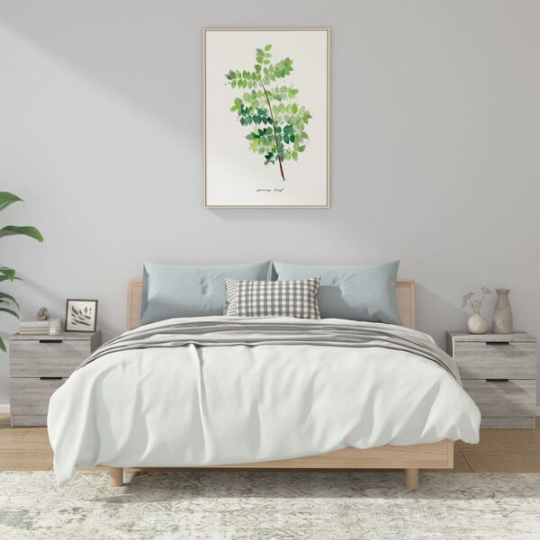 vidaXL Noćni ormarići 2 kom boja hrasta sonome od konstruiranog drva