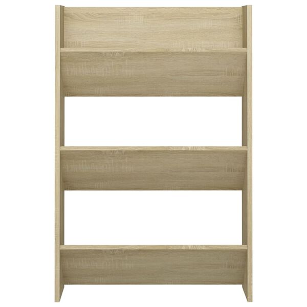 vidaXL Zidni ormarić za cipele boja hrasta 60 x 18 x 90 cm drveni