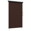 vidaXL Rolo zavjesa Smeđa 120 x 250 cm Tkanina i aluminij