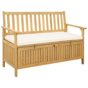 vidaXL Klupa za pohranu 2 -Seater 120 x 63 x 84 cm Pravokutni