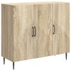 vidaXL Kreveta Hrast sonoma 89 x 34,5 x 80 cm Konstruirano drvo