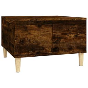 vidaXL Stolić za kavu boja hrasta 55 x 55 x 36,5 cm konstruirano drvo