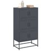 vidaXL Komoda antracit 68,5 x 38,5 x 123,5 cm čelična