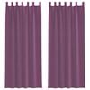 vidaXL Voile zavjese s petljama 2 kom. ljubičaste 140x260 cm
