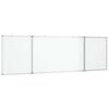 vidaXL Magnetna bijela ploča sklopiva 160 x 60 x 1,7 cm aluminijska