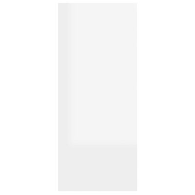 vidaXL Ormarić za knjige / sobna pregrada sjajni bijeli 60x30x72 cm