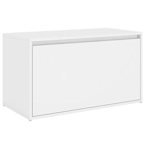 vidaXL Klupa za hodnik 80 x 40 x 45 cm bijela od konstruiranog drva