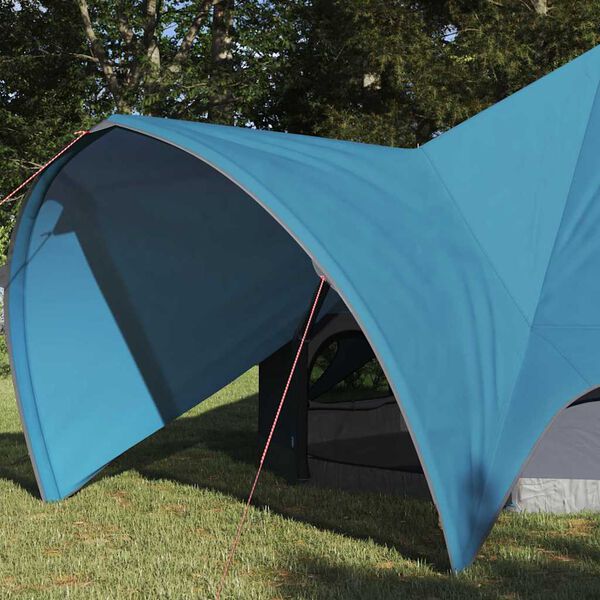 vidaXL Teepee &scaron;ator s krovom Plava i siva 600 x 600 x 347 cm