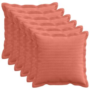 vidaXL Presvlaka za jastuk 6 kom. HOUTEN Crvena narančasta 30 x 30 cm