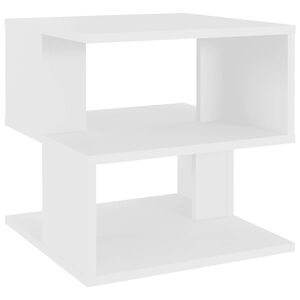 vidaXL Bočni stolić bijeli 40 x 40 x 40 cm konstruirano drvo