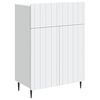 vidaXL Kreveta Bijela 66 x 34,5 x 92 cm Konstruirano drvo
