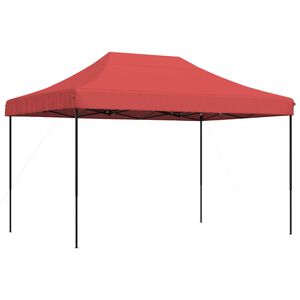 vidaXL Sklopivi prigodni &scaron;ator za zabave bordo 410 x 279 x 315 cm