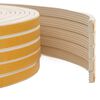 vidaXL Samoljepiva brtvila za prozore Bijela 8 x 3 mm 12 m EPDM pjena
