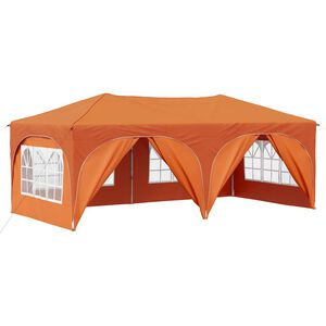 vidaXL Rastezljivi &scaron;ator za zabave 575 x 288 x 245 cm Narančasta