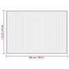 vidaXL Tepih pravokutni prirodni 70 x 100 cm od bambusa