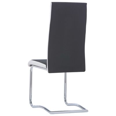 vidaXL Konzolne blagovaonske stolice od tkanine 2 kom crne