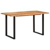vidaXL Blagovaonski stol od masivnog bagremovog drva 140 x 70 x 76 cm