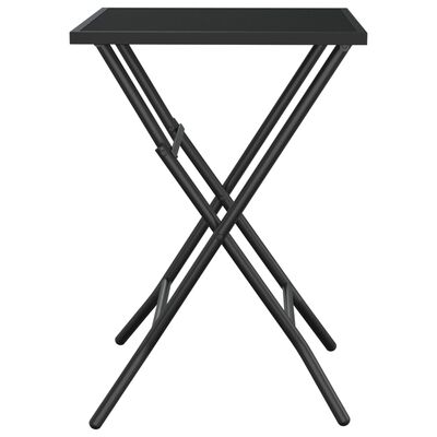 vidaXL Sklopivi vrtni stol antracit 50 x 50 x 72 cm od čelične mreže