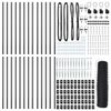 vidaXL Heksagonalna ograda s stubom 50 x 0,6 m Čelik premazan PVC-om