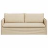 vidaXL Sofa Krema 196 x 82 x 85 cm tkanina