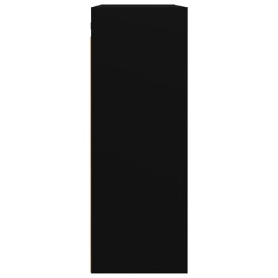 vidaXL Viseći zidni ormarić crni 69,5 x 32,5 x 90 cm