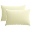 vidaXL Presvlaka za jastuk 2 pcs HEERLEN Krem 30 x 50 cm Poliester